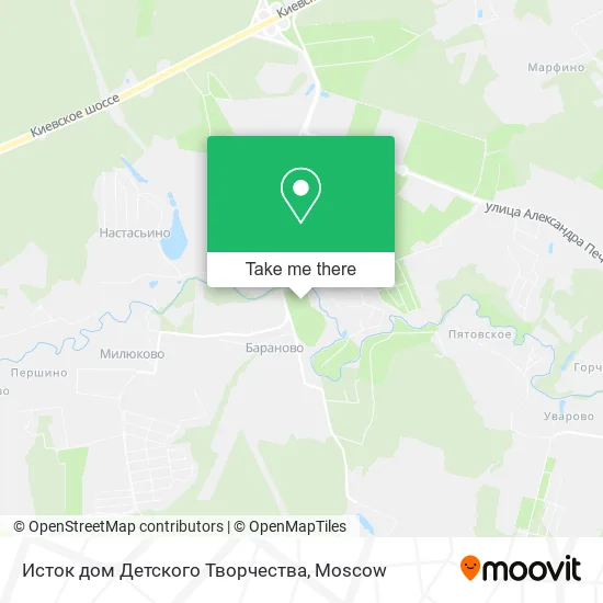 Исток дом Детского Творчества map