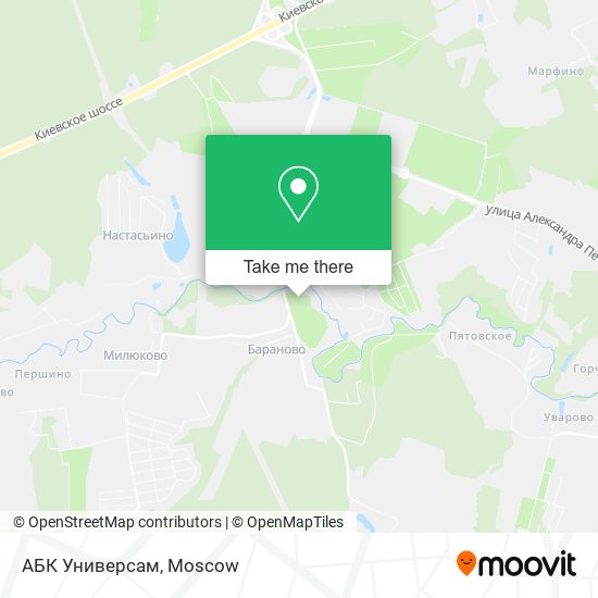 АБК Универсам map
