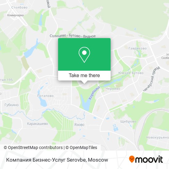 Компания Бизнес-Услуг Serovbe map