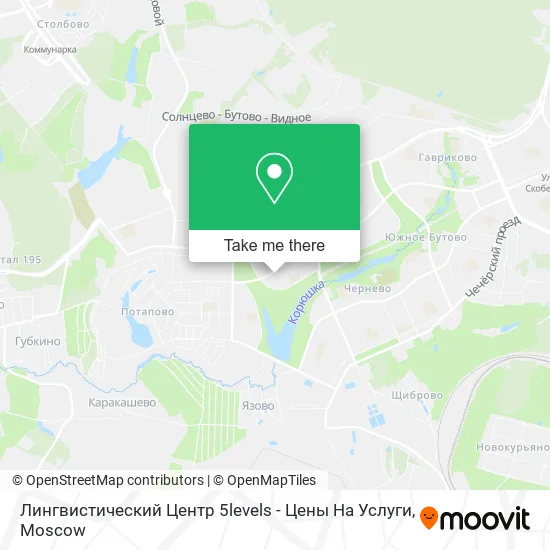Лингвистический Центр 5levels - Цены На Услуги map