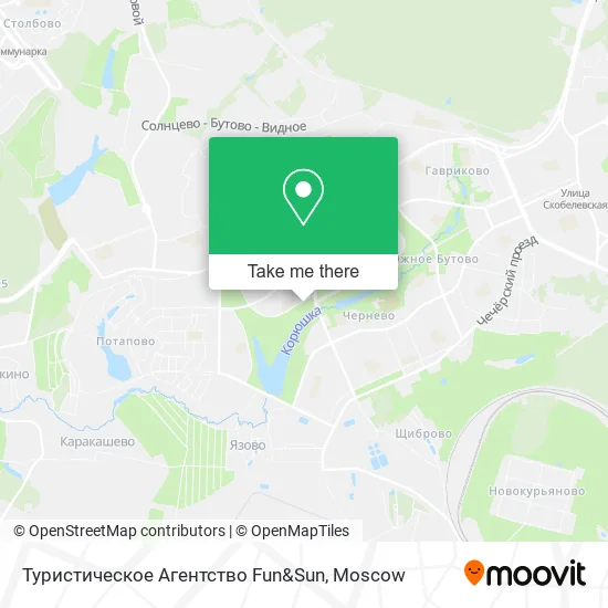 Туристическое Агентство Fun&Sun map