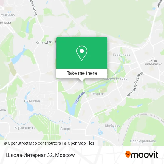 Школа-Интернат 32 map