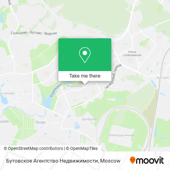 Бутовское Агентство Недвижимости map