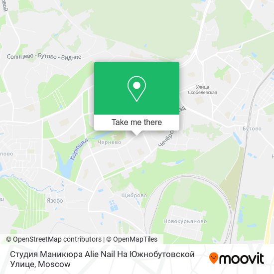 Студия Маникюра Alie Nail На Южнобутовской Улице map