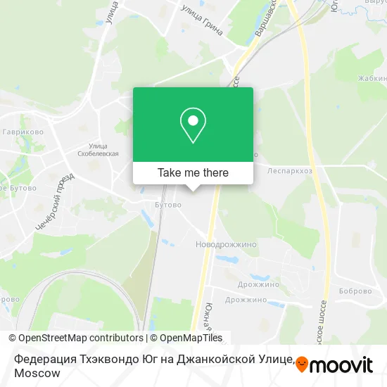 Федерация Тхэквондо Юг на Джанкойской Улице map