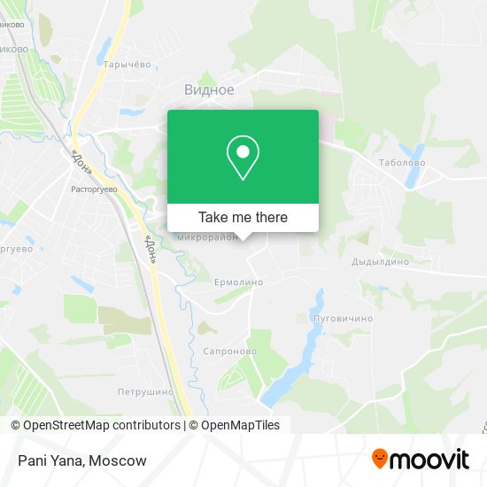 Pani Yana map