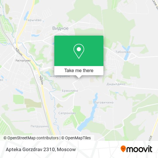 Apteka Gorzdrav 2310 map