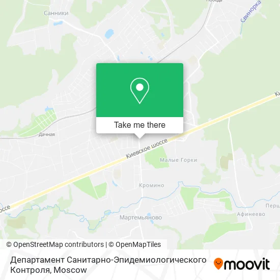 Департамент Санитарно-Эпидемиологического Контроля map