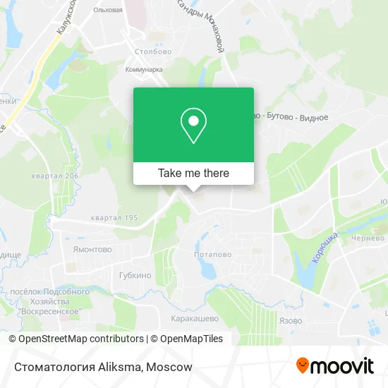 Стоматология Aliksma map