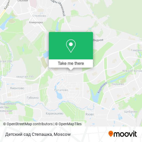 Детский сад Степашка map