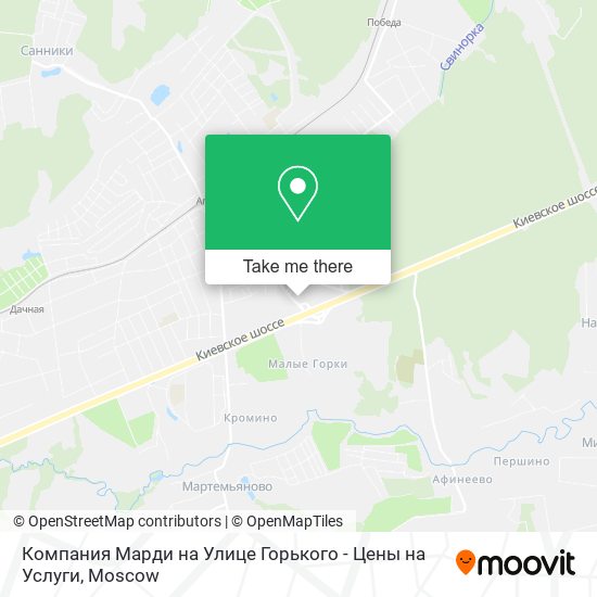 Компания Марди на Улице Горького - Цены на Услуги map