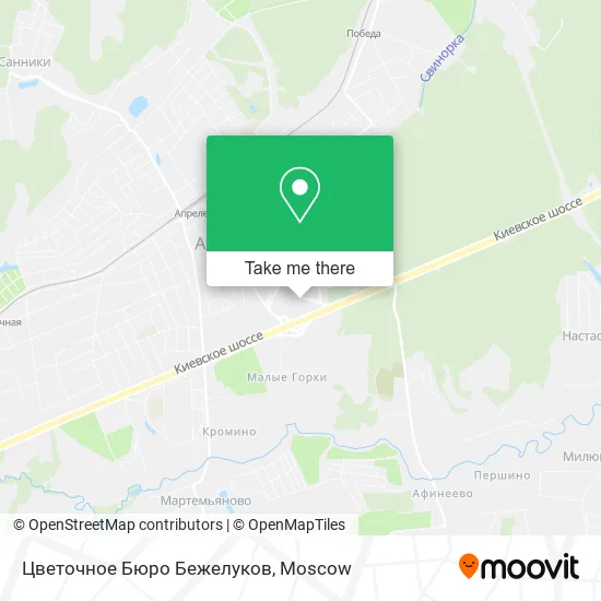Цветочное Бюро Бежелуков map