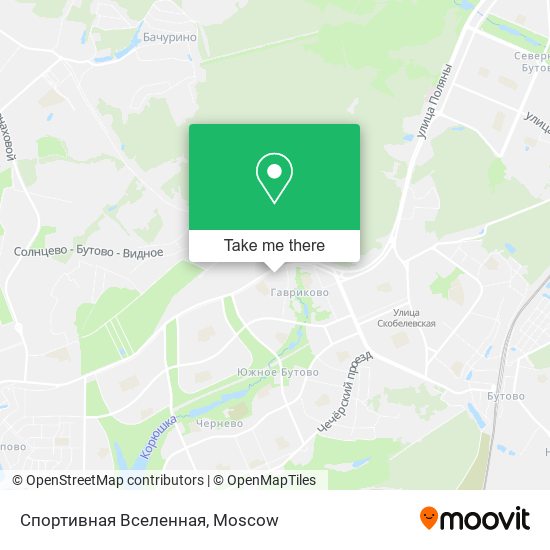 Спортивная Вселенная map
