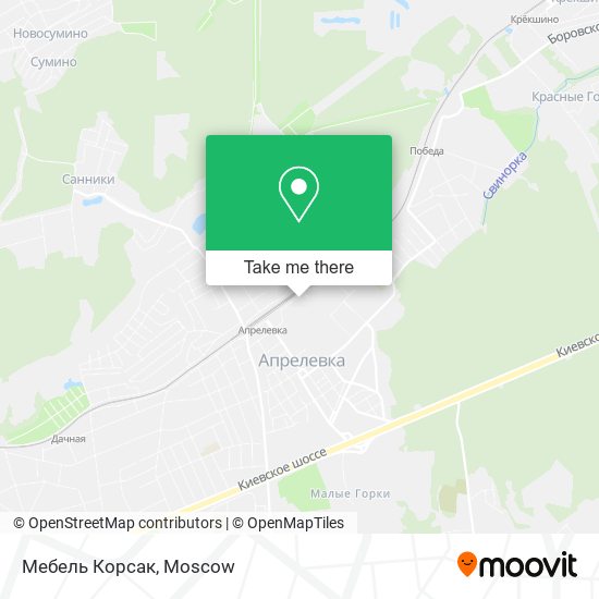 Мебель Корсак map