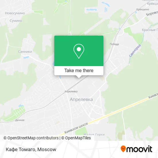 Кафе Томаго map