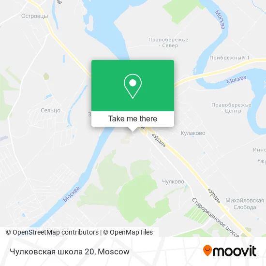 Чулковская школа 20 map