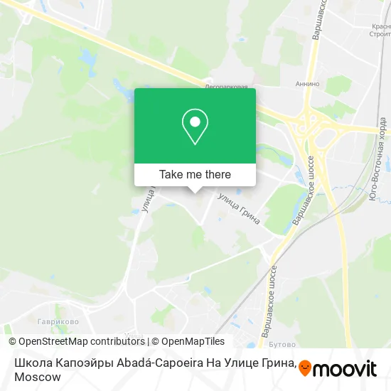 Школа Капоэйры Abadá-Capoeira На Улице Грина map