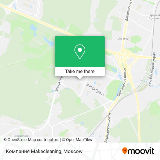 Компания Makecleaning map