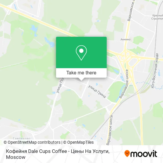 Кофейня Dale Cups Coffee - Цены На Услуги map