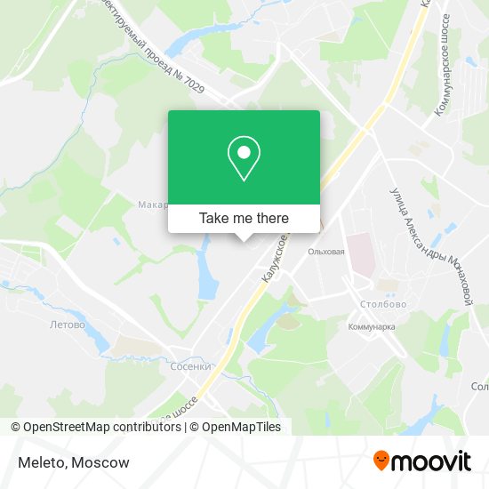 Meleto map