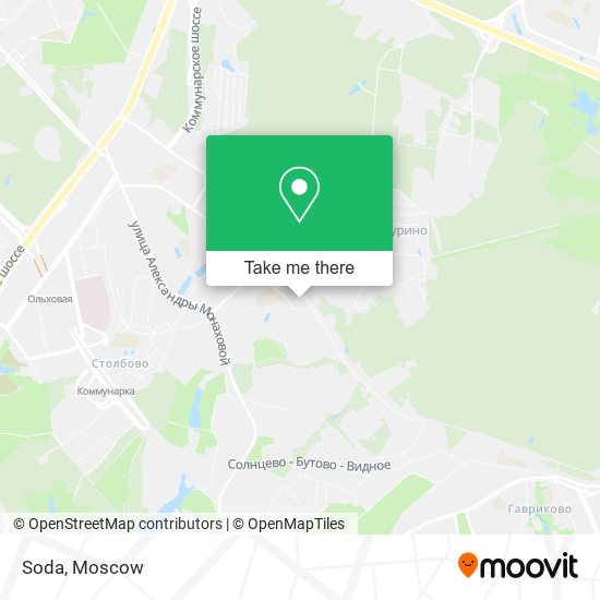 Soda map