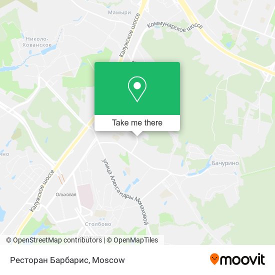 Ресторан Барбарис map
