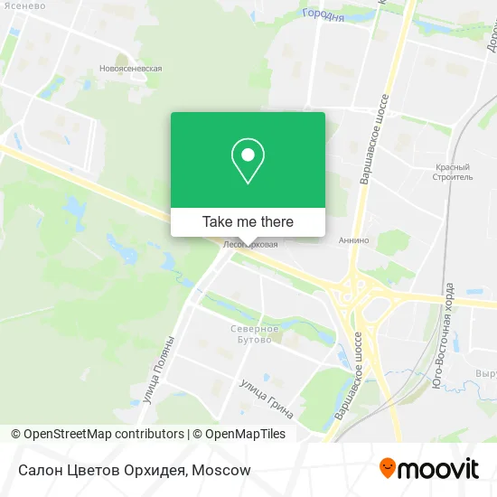 Салон Цветов Орхидея map