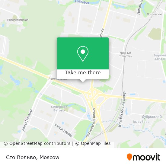 Сто Вольво map