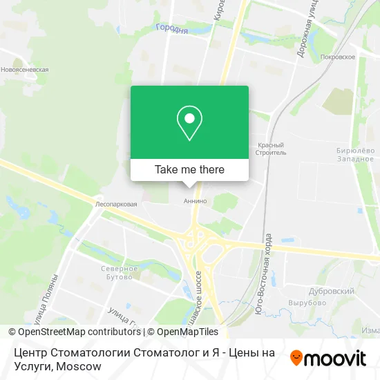 Центр Стоматологии Стоматолог и Я - Цены на Услуги map