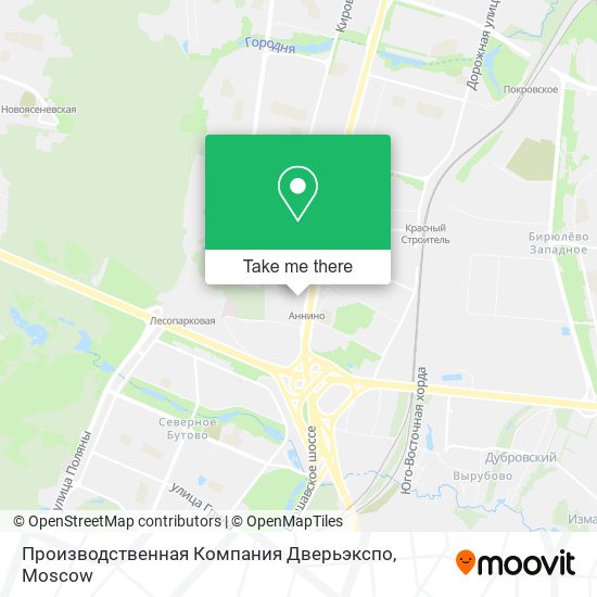 Производственная Компания Дверьэкспо map