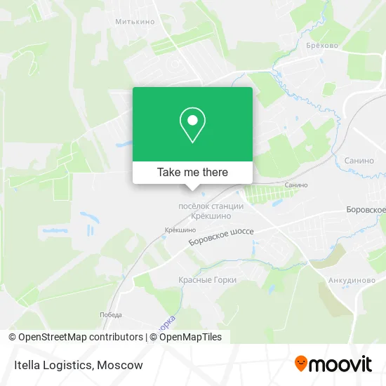 Itella Logistics map
