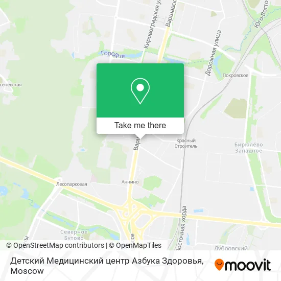 Детский Медицинский центр Азбука Здоровья map