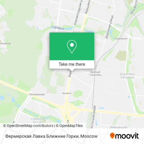 Фермерская Лавка Ближние Горки map