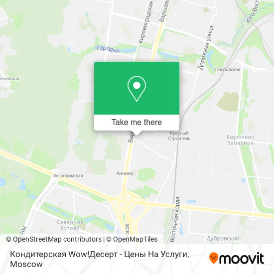 Кондитерская Wow!Десерт - Цены На Услуги map