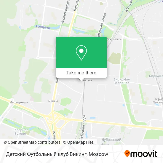 Детский Футбольный клуб Викинг map