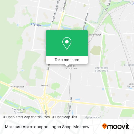 Магазин Автотоваров Logan-Shop map