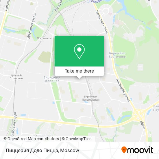 Пиццерия Додо Пицца map