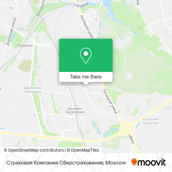 Страховая Компания Сберстрахование map