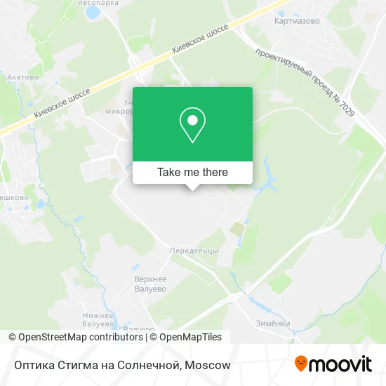 Оптика Стигма на Солнечной map