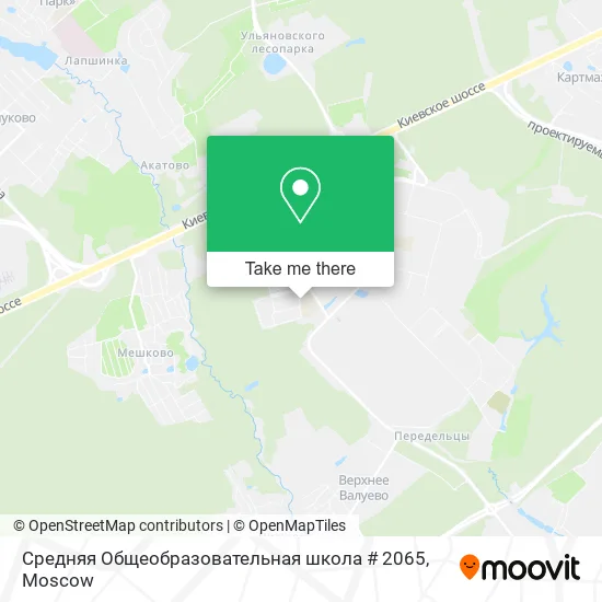 Средняя Общеобразовательная школа # 2065 map