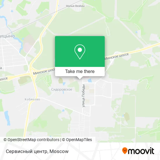 Сервисный центр map