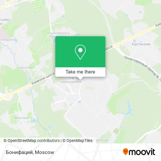 Бонифаций map