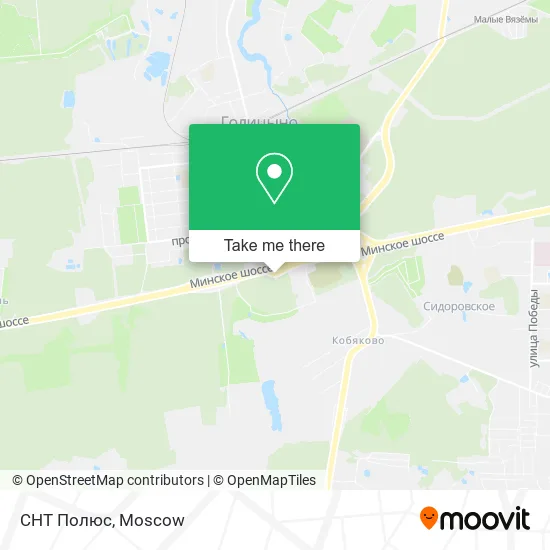 СНТ Полюс map