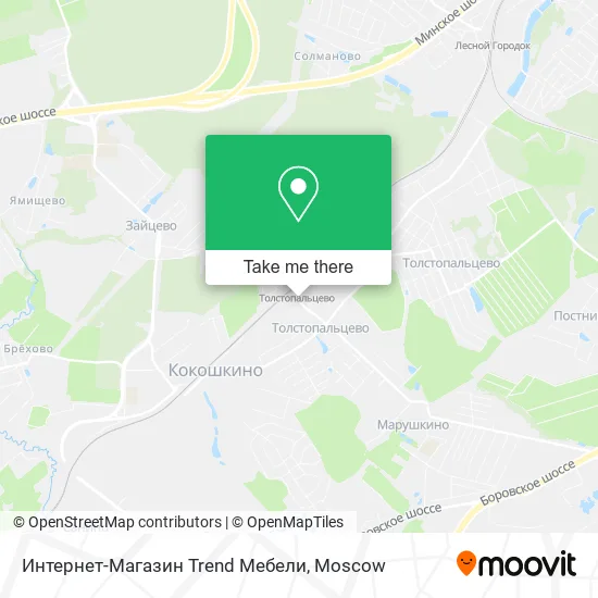 Интернет-Магазин Trend Мебели map