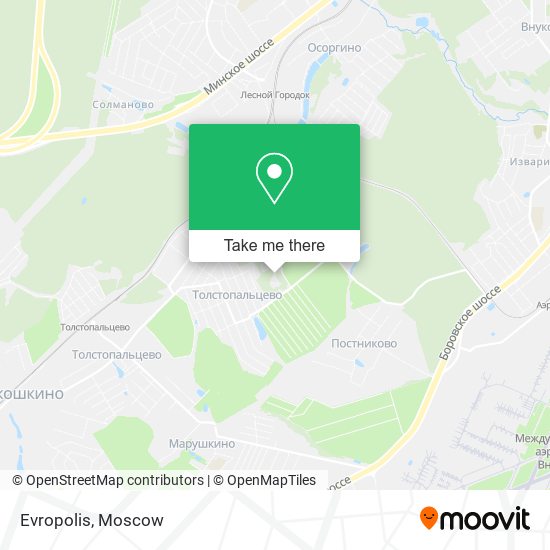 Evropolis map