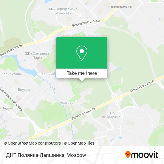 ДНТ Полянка-Лапшинка map