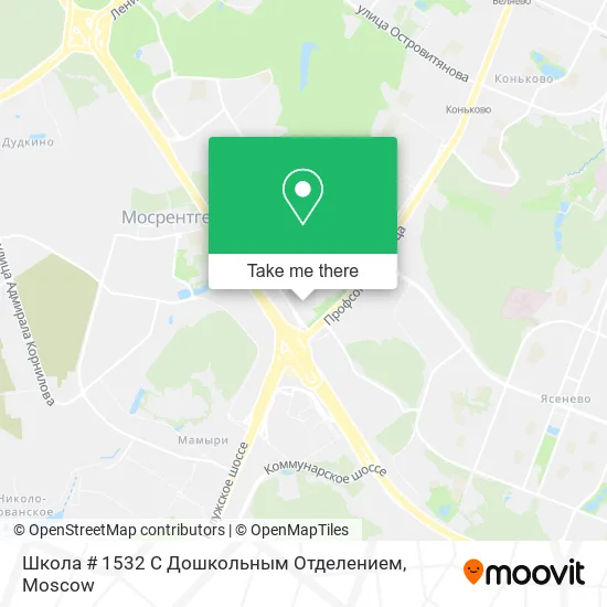 Школа # 1532 С Дошкольным Отделением map