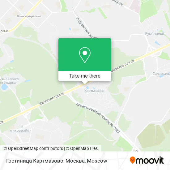 Гостиница Картмазово, Москва map
