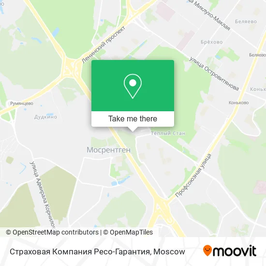 Страховая Компания Ресо-Гарантия map