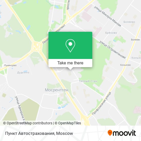 Пункт Автострахования map